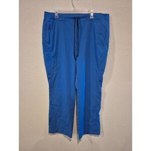 IMotion Women's Medical Drawstring Cargo Scrub Pants Blue Size XL Petite